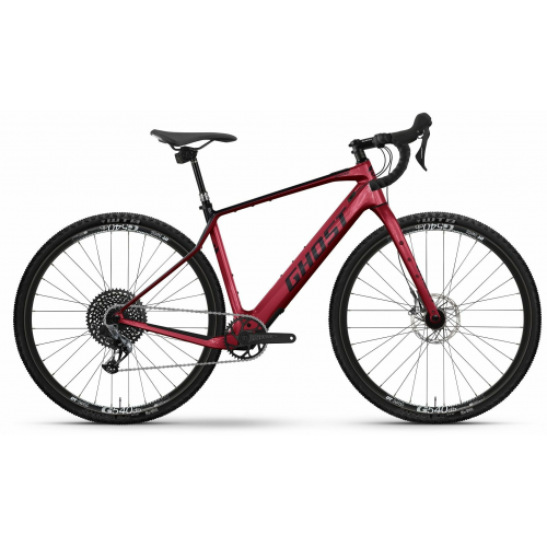 GHOST Path Asket Pro (430 Wh), 12 Gang Kettenschaltung, Herrenfahrrad, Diamant, Modell 2024, 28 Zoll 54 cm met. rust red/black - glossy