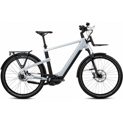 Winora Yakun R5 Pro (750 Wh), 5 Gang Nabenschaltung, Herrenfahrrad, Diamant, Modell 2023, 27,5 Zoll 50 cm ice