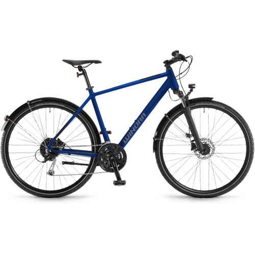 Winora Domingo 27 Sport, 27 Gang Kettenschaltung, Herrenfahrrad, Diamant, Modell 2022/2023, 28 Zoll 48 cm infinity blue matte