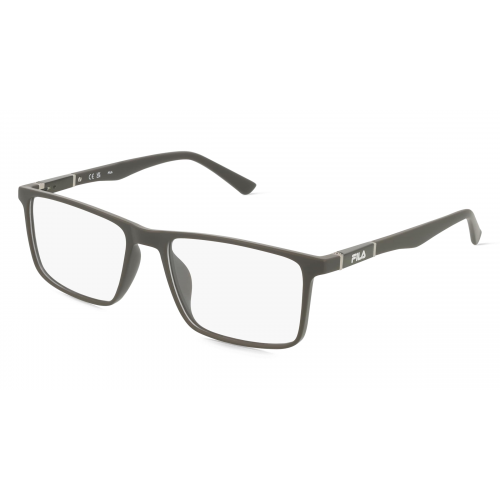 Fila FIAVF9325 Herren-Brille inkl. Gläser Vollrand Eckig Kunststoff-Gestell 53mm/17mm/140mm, Grün