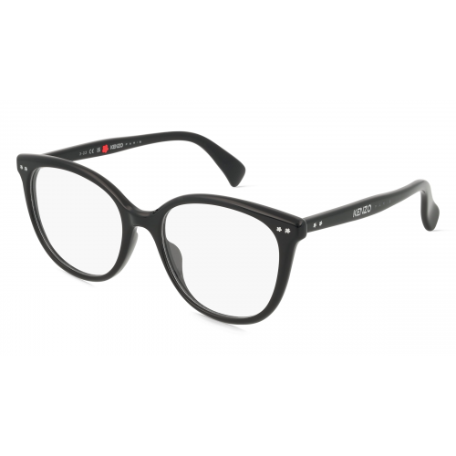 Kenzo KZ50200I Damen-Brille inkl. Gläser Vollrand Butterfly Kunststoff-Gestell 54mm/18mm/145mm, schwarz