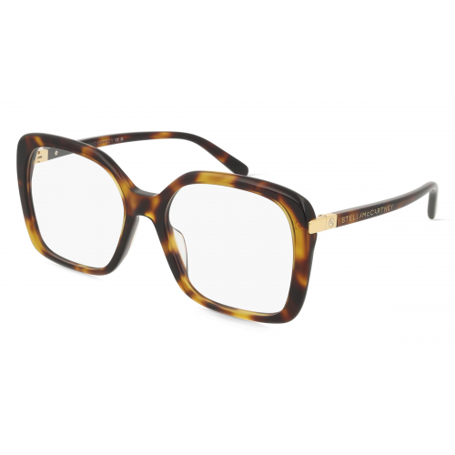 Stella McCartney SC50044I Damen-Brille inkl. Gläser Vollrand Eckig Kunststoff-Gestell 56mm/18mm/140mm, braun