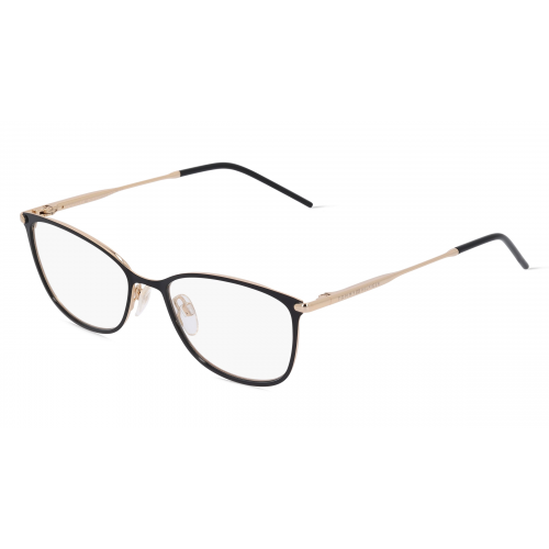 Tommy Hilfiger TH1637 Damen-Brille inkl. Gläser Vollrand Eckig Metall-Gestell 53mm/17mm/140mm, schwarz