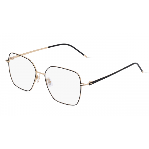 Boss 1464 Damen-Brille inkl. Gläser Vollrand Eckig Metall-Gestell 54mm/15mm/140mm, gold