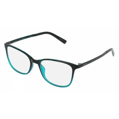 Esprit 33459 Damen-Brille inkl. Gläser Vollrand Eckig Kunststoff-Gestell 53mm/17mm/140mm, schwarz