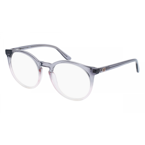 Guess GU2870 Unisex-Brille inkl. Gläser Vollrand Rund Kunststoff-Gestell 53mm/19mm/140mm, grau