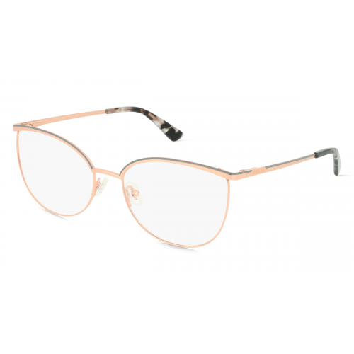 Guess GU2879 Unisex-Brille inkl. Gläser Vollrand Cateye Metall-Gestell 55mm/17mm/140mm, pink