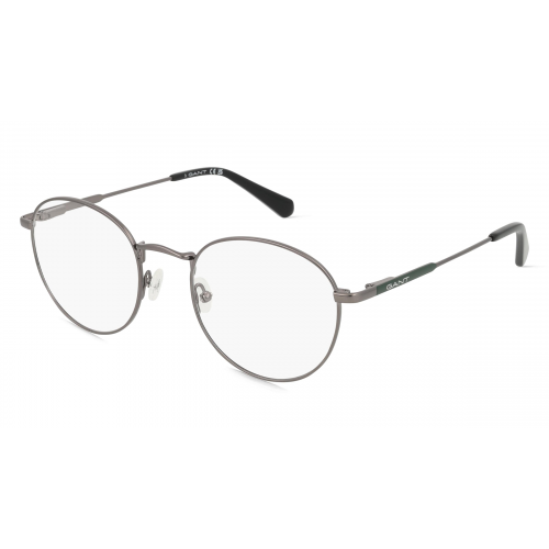 Gant GA3270 Unisex-Brille inkl. Gläser Vollrand Rund Metall-Gestell 50mm/20mm/145mm, grau