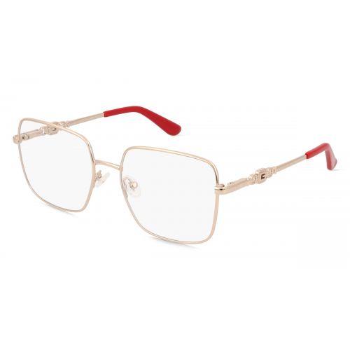 Guess GU2953 Damen-Brille inkl. Gläser Vollrand Eckig Metall-Gestell 53mm/17mm/140mm, gold