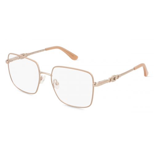 Guess GU2953 Damen-Brille inkl. Gläser Vollrand Eckig Metall-Gestell 53mm/17mm/140mm, gelb