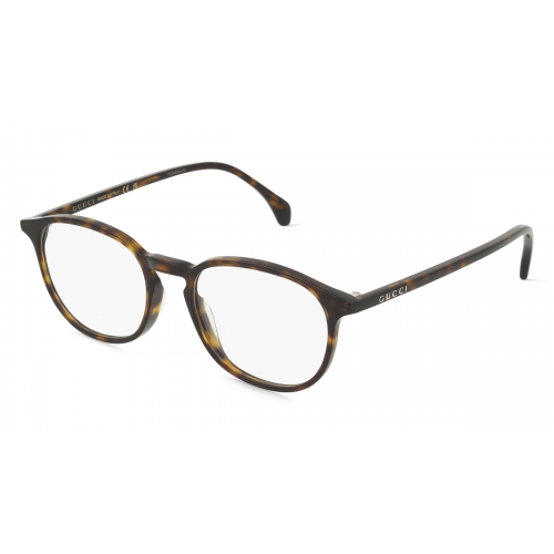 Gucci GG0551O ULTRALIGHT Unisex-Brille inkl. Gläser Vollrand Panto Kunststoff-Gestell 53mm/19mm/145mm, braun