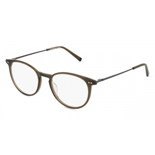 Humphrey’s eyewear 581066 Unisex-Brille inkl. Gläser Vollrand Panto Kunststoff-Gestell 47mm/17mm/140mm, Grün