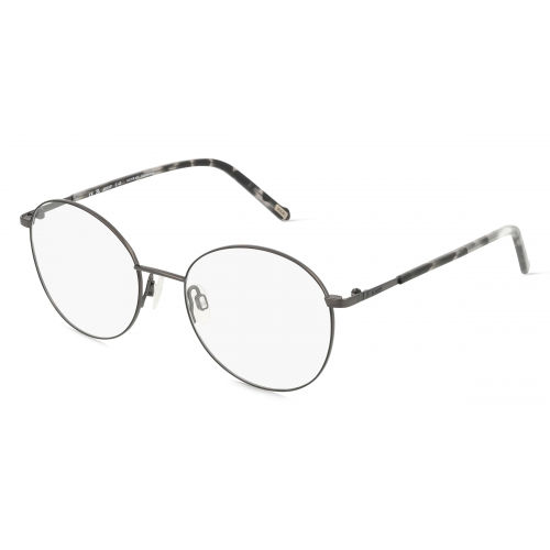 JOOP! JP 3250 Damen-Brille inkl. Gläser Vollrand Rund Metall-Gestell 50mm/17mm/135mm, grau