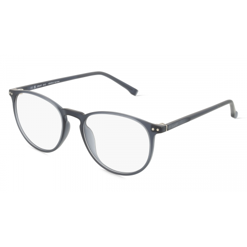 JOOP! JP 6006 Herren-Brille inkl. Gläser Vollrand Oval Kunststoff-Gestell 49mm/18mm/140mm, Blau