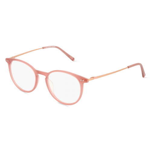 Humphrey’s eyewear 581066 Unisex-Brille inkl. Gläser Vollrand Panto Kunststoff-Gestell 47mm/17mm/140mm, Rot