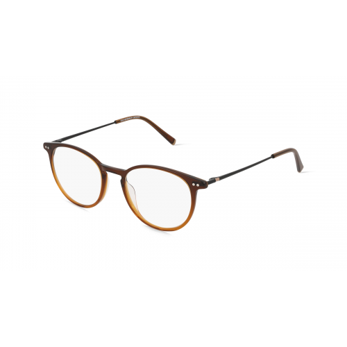 Humphrey’s eyewear 581066 Unisex-Brille inkl. Gläser Vollrand Panto Kunststoff-Gestell 47mm/17mm/140mm, Braun