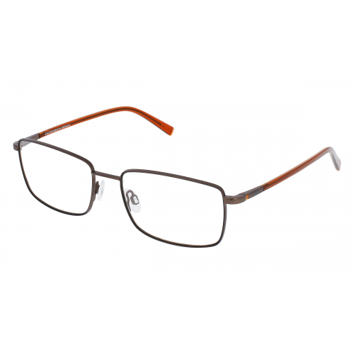 Humphrey’s eyewear 582356 Unisex-Brille inkl. Gläser Vollrand Eckig Metall-Gestell 54mm/17mm/140mm, braun