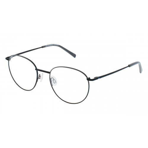 Humphrey’s eyewear 582327 Unisex-Brille inkl. Gläser Vollrand Panto Metall-Gestell 49mm/18mm/140mm, Schwarz