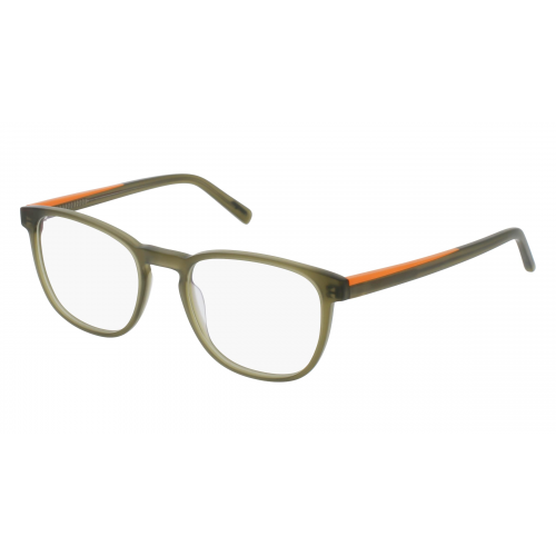 FREIGEIST 863043 Herren-Brille inkl. Gläser Vollrand Panto Kunststoff-Gestell 54mm/20mm/155mm, Grün