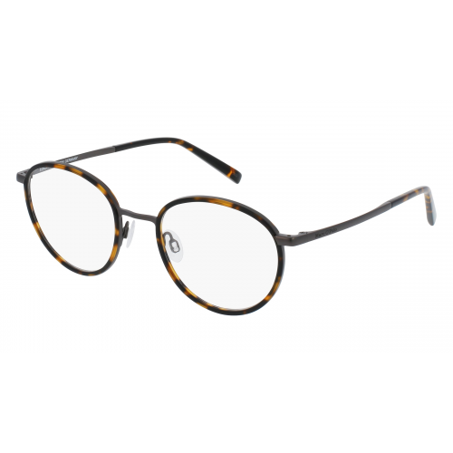 Marc O'Polo Eyewear 502187 Unisex-Brille inkl. Gläser Vollrand Panto Metall-Gestell 49mm/20mm/140mm, braun