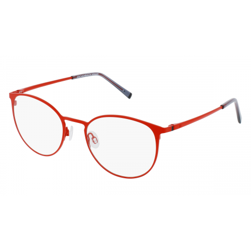 HUMPHREY’S eyewear 582382 Herren-Brille inkl. Gläser Vollrand Panto Metall-Gestell 51mm/19mm/140mm, Rot