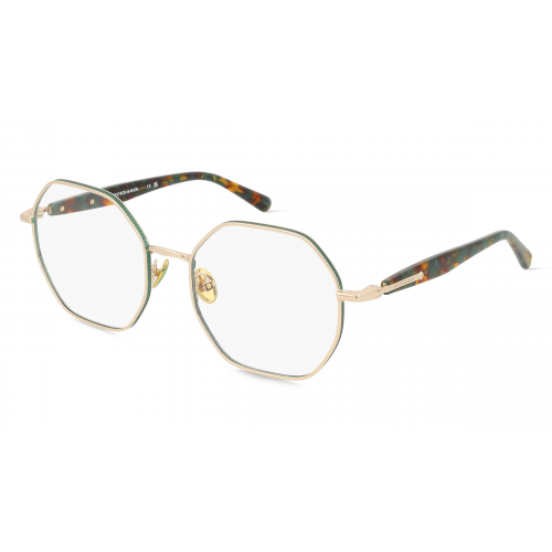 Scotch & Soda SS 3029 Damen-Brille inkl. Gläser Vollrand Rund Metall-Gestell 54mm/19mm/145mm, gold