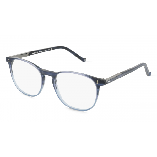 Hackett HE 323 Damen-Brille inkl. Gläser Vollrand Eckig Acetat-Gestell 52mm/17mm/145mm, grau