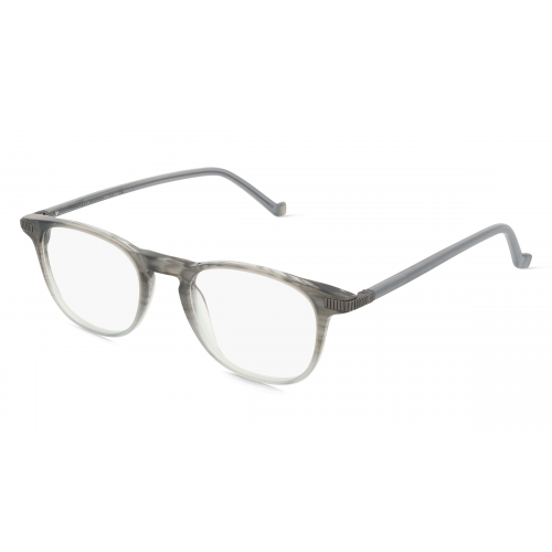 Hackett 335 Damen-Brille inkl. Gläser Vollrand Eckig Acetat-Gestell 48mm/20mm/145mm, grau