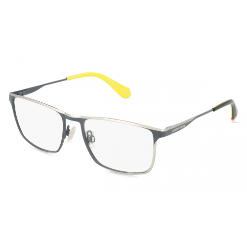 Superdry SDO 3011 Herren-Brille inkl. Gläser Vollrand Eckig Metall-Gestell 54mm/17mm/145mm, grau