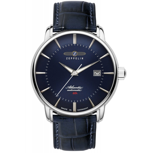 Zeppelin 8460-3 Herrenuhr Automatik Atlantic Dunkelblau