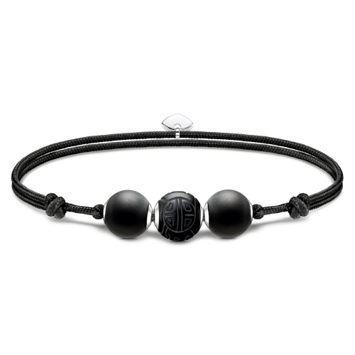 Thomas Sabo A2107-172-11-L22v Armband Karma Secret mit Schwarzem Obsidian