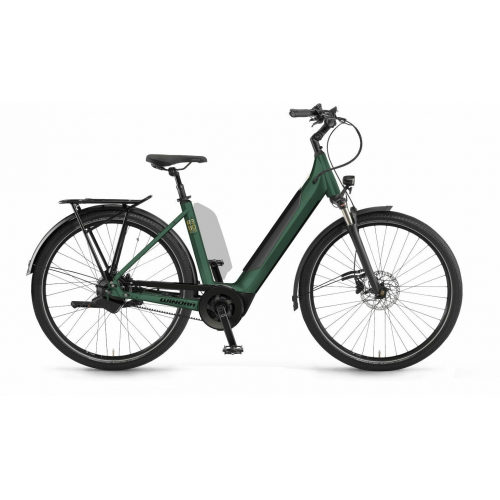 Winora Sinus R380 auto, 1 Gang Nabenschaltung, Damenfahrrad, Wave, Modell 2021, 27.5 Zoll 50 cm pinegreen matt