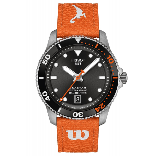 Tissot T120.807.17.051.00 Armbanduhr Automatik Seastar Wilson WNBA 2 Bänder