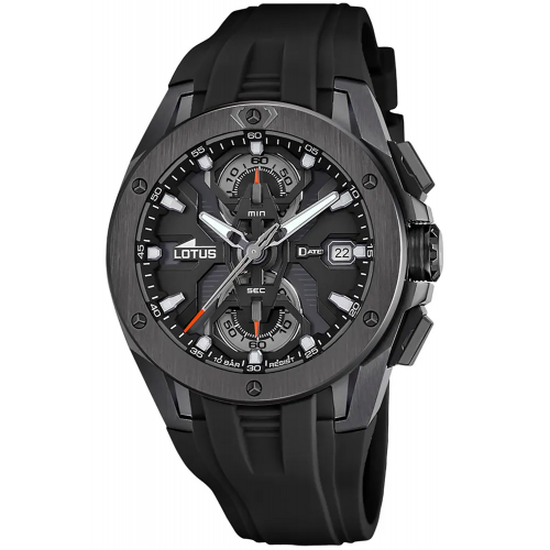 Lotus 18943/6 Herren-Armbanduhr Chronograph Vortex Schwarz