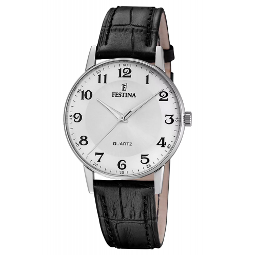 Festina F20690/1 Herren-Armbanduhr mit Lederband