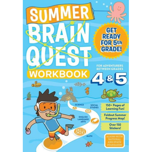 Workman Publishing Bridget Heos Claire Piddock - Summer Brain Quest: Between Grades 4 & 5