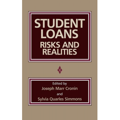 Joseph Marr Cronin Sylvia Quarles Simmons - Student Loans