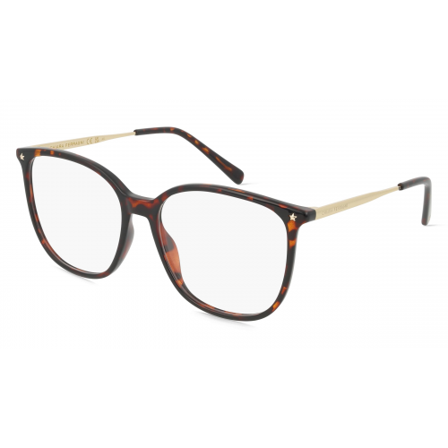 Chiara Ferragni CF 1029 Damen-Brille inkl. Gläser Vollrand Eckig Kunststoff-Gestell 54mm/16mm/140mm, braun