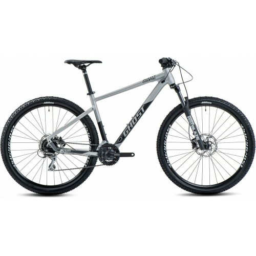 GHOST Kato Essential 27.5 AL, 24 Gang Kettenschaltung, Herrenfahrrad, Diamant, Modell 2024, 27,5 Zoll 40 cm light grey/black matt