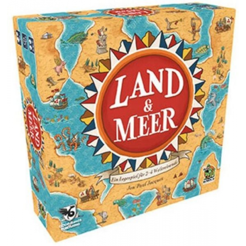 Kobold Spieleverlag 1027637 - Land & Meer, Ein taktisches Legespiel