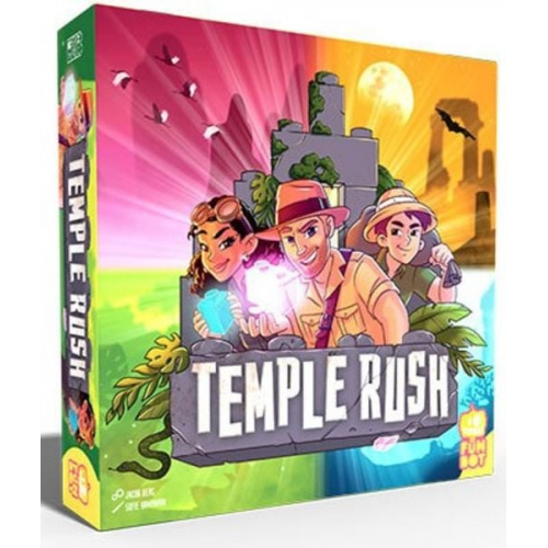 Funbot 1027320 - Temple Rush, Ein rasantes Familienspiel, Würfelspiel