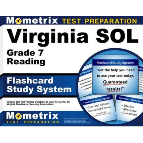 Virginia Sol Grade 7 Reading Flashcard Study System