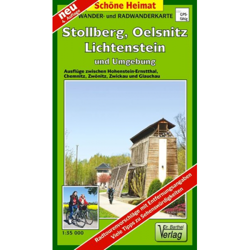 Verlag Barthel - Stollberg, Oelsnitz, Lichtenstein und Umgebung 1 : 35000