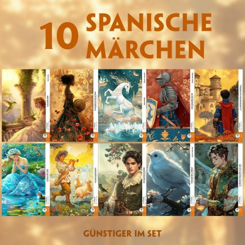 Cuentos Fernán Caballero Juan Valera - 10 Spanische Märchen (10 Bücher + Audio-Online)- Frank-Lesemethode - Kommentierte zweisprachige Ausgabe Spanisch-Deutsch