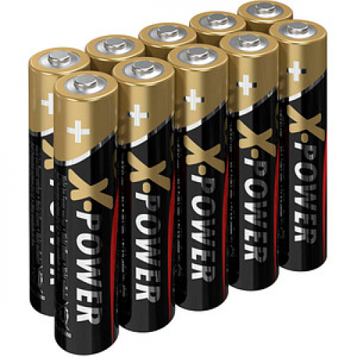 10 ANSMANN Batterien X-POWER Micro AAA 1,5 V