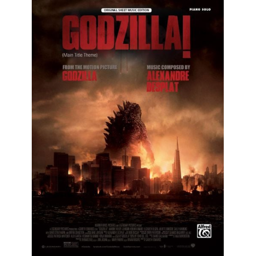 Alexandre (COP) Desplat - Godzilla! (Main Title Theme) - Piano Solo