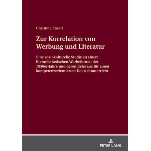 Christine Ansari - Zur Korrelation von Werbung und Literatur