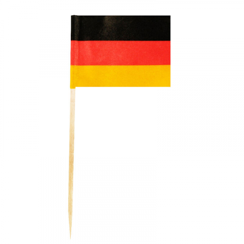 Flaggenpicker Fahnenpicker Deko-Picker Land 'Deutschland',  50 Stk.