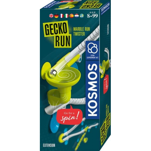 KOSMOS 617332 - Gecko Run Marble Run Twister-Erweiterung, Kugelbahn, Murmelbahn