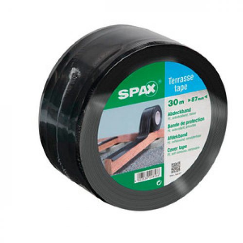 SPAX® Terrassen-Tape Gewebeband schwarz 87,0 mm x 30,0 m 1 St.